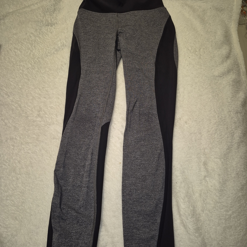 Lululemon Athletica Black and Gray Leggings